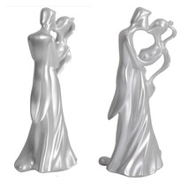 The First Kiss Wilton Wedding Anniversary Cake Topper Shimmer White 202-... - £10.05 GBP