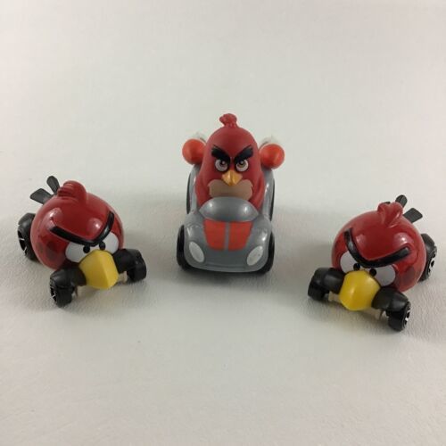 Angry Birds Hot Wheels Imagination Red Bird Racers Maisto Pull Back Toy Rovio - $17.77