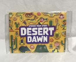 Wendy&#39;s 2021 Sticker Your Story Desert Dawn Kids Meal Toy - New Condition - £5.24 GBP