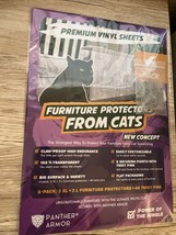 Panther Armor Couch Protector for Cats 6-Pk Cat Scratch Furniture Protector NEW - £29.37 GBP