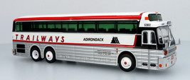 New! Eagle 5 Coach Bus Adirondack Trailways New York  1/87 Scale Iconic ... - £47.74 GBP