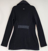 Prana Jacket Womens XSmall Black Charcoal Milana Textured Knit Wool Blend Coat - £52.94 GBP