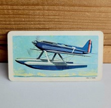 Vintage Transportation Trading Card Supermarine Plane 1965 S10N38 Brooke... - $14.00