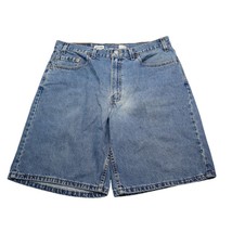 VINTAGE Levis Shorts 550 Mens 38 Blue Jean Denim Workwear Western Outdoo... - £14.68 GBP