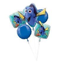 Disney Finding Dory Balloon Bouquet, 5 Balloons - $12.73