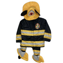 Disney Store Halloween 3 pc Mickey Mouse Firefighter Costume XS Youth - £24.44 GBP