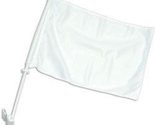 Moon Knives (2 Pack) Solid White 2ply Car Window Vehicle 12&#39;&#39;x18&#39;&#39; Flag ... - $9.88