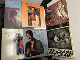 Lot Of 6- Vinyl Records LP’s- Santana, Whitney Houston, Eddie Murphy, Moody Blue - £23.81 GBP