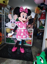 Minnie Mouse Pink Dress Mascot Costume Party Character Birthday Event Halloween - £310.78 GBP