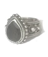 Vintage Sterling Silver Smoky Quartz Ring Size 6.25 10g - $728.27 MXN