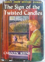 Nancy Drew mystery #9 THE SIGN OF THE TWISTED CANDLES Carolyn Keene 1950... - £77.84 GBP
