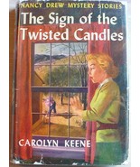 Nancy Drew mystery #9 THE SIGN OF THE TWISTED CANDLES Carolyn Keene 1950... - £79.62 GBP