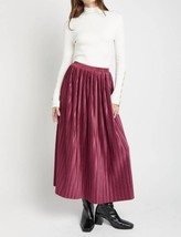 En Saison rozlyn pleated midi skirt in Mulberry - £44.33 GBP