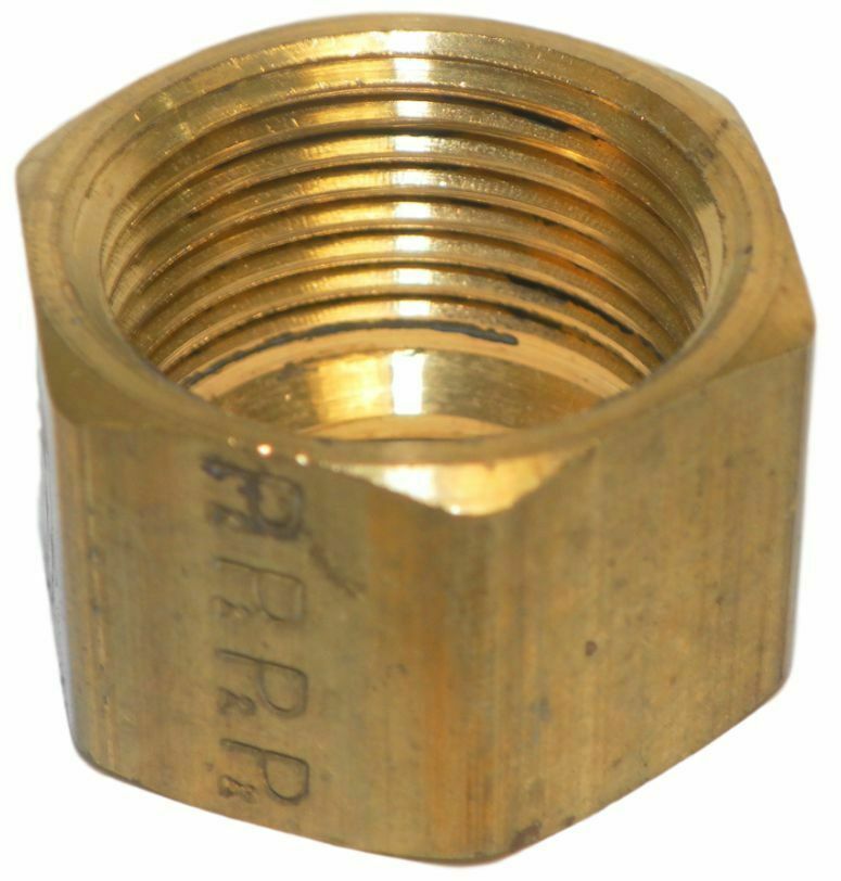 Big A Service Line 3-16190 5/8 Inch Tube End, Brass Compression Nut - $12.75
