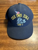 USS IWO JIMA LHD 7 The Corps United States Navy SNAPBACK Hat Cap One Size - $22.76