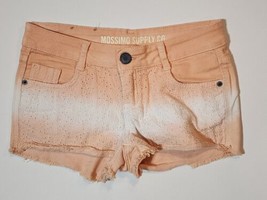 MOSSIMO SUPPLY CO-Woman&#39;s Size 3-White Orange Shorts-Excellent - $12.00