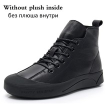 New Autumn Winter Women Boots Soft Genuine Cow Leather Lace Up Flat Ankle Boots  - £63.98 GBP