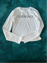Women's White Long Sleeve Crop Top Size Large - $147.24 MXN Women's White Long Sleeve Crop Top Size Large - $147.24 MXN