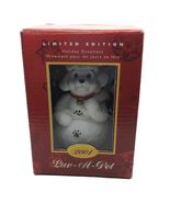 PetSmart Charities Luv-A-Pet 2001 Limited Edition Snowman Dog Ornament - $13.95