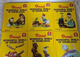 Vintage Disney&#39;s Wonderful World Of Knowledge Vol.1-8 Educational Book Set - $19.75