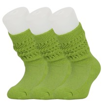 Cotton Kids Long Socks Knee High Slouch Socks 3 Pairs 3 to 15 Years Old - $14.84+
