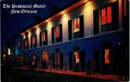 Provincial Motel Night New Orleans LA Louisiana UNP Unused Chrome Postcard E11 - £2.29 GBP