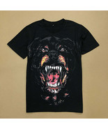 3D Printed Big Evil Dog Head Short-sleeved T-shirt - £36.51 GBP