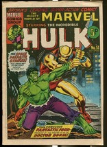 Mighty World Of Marvel #51 1973-HULK-FANTASTIC FOUR-KIRBY-UK Comic Fn - £40.05 GBP