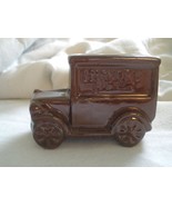 Vintage Hickory Farms Toothpick Holder - Brown Delivery Truck - £5.54 GBP