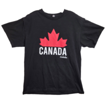 Cabela&#39;s Branded Canda Maple Leaf Black Shirt SZ L - $9.85