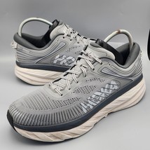 Hoka One One Bondi 7 Men&#39;s Size 14 Running Shoes Wild Dove Dark Shadow Gray - $59.99