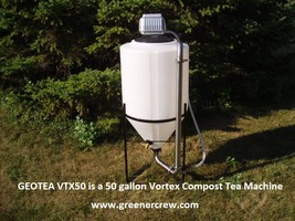 Compost Tea Machine Vortex 50 Gallon  - $2,750.00