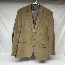 RALPH LAUREN Men’s Corduroy Sport Coat Blazer Elbow Patch Brown 46R Blac... - $79.00