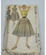 Vintage McCalls The First Printed Pattern Skirt Shirt Bloomers Sz 12 uncut - $211.64 MXN