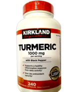 Kirkland Signature Turmeric 1000 mg with Black Pepper 320 Capsules EXP 0... - $54.95 CAD