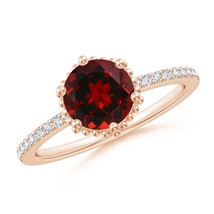 Authenticity Guarantee

ANGARA 1.64 Ct Solitaire Round Garnet Ring with Diamo... - £908.37 GBP