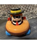 1996 Vtg Fisher Price Little People  hamburglar in push car McDonald’s T... - $17.61