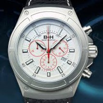 NEW Brandt &amp; Hoffman 14040-WHT Mens Swiss Chronograph Deacon Luxury Watch WHITE - £90.96 GBP