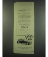 1949 Rover 75 Car Ad - This thoroughly satisfying car - £14.54 GBP