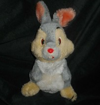 10&quot; Vintage Walt Disney World Land Gray Thumper Stuffed Animal Plush Toy Bambi - £11.27 GBP