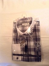 Size 16 Silver Label by Moshiko dress shirt tie hankerchief - $19.59