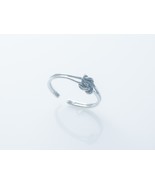 Toe or Pinkie Love Knot Ring Sterling Silver - $10.00