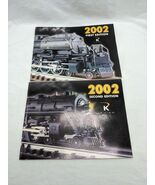 Set Of (2) 2002 Kline Train Catalogs First And Second Edition - $254.24 MXN