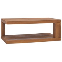 Coffee Table 90x50x35 cm Solid Teak Wood - £67.88 GBP