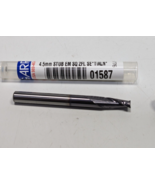 NEW GARR 860MA 4.5MM CARBIDE STUB LENGTH SQUARE 2 FLUTE TiALN END MILLS ... - $23.05 CAD