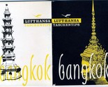 Lufthansa German Airlines Bangkok Thailand Information Booklet 1960 - £25.69 GBP