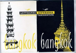 Lufthansa German Airlines Bangkok Thailand Information Booklet 1960 - $31.64