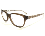 Carmen Marc Valvo Eyeglasses Frames Natalia Bisque Clear Brown Ivory 51-... - $55.97