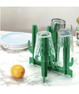 Foldable tableware stand, cactus, approx. 19 x 22 x 4.5 cm - $34.55