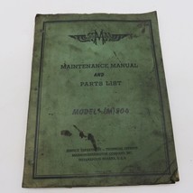 Marmon Herrington Model (M)804 Ford Truck Maintenance Manual Parts List ... - $31.49